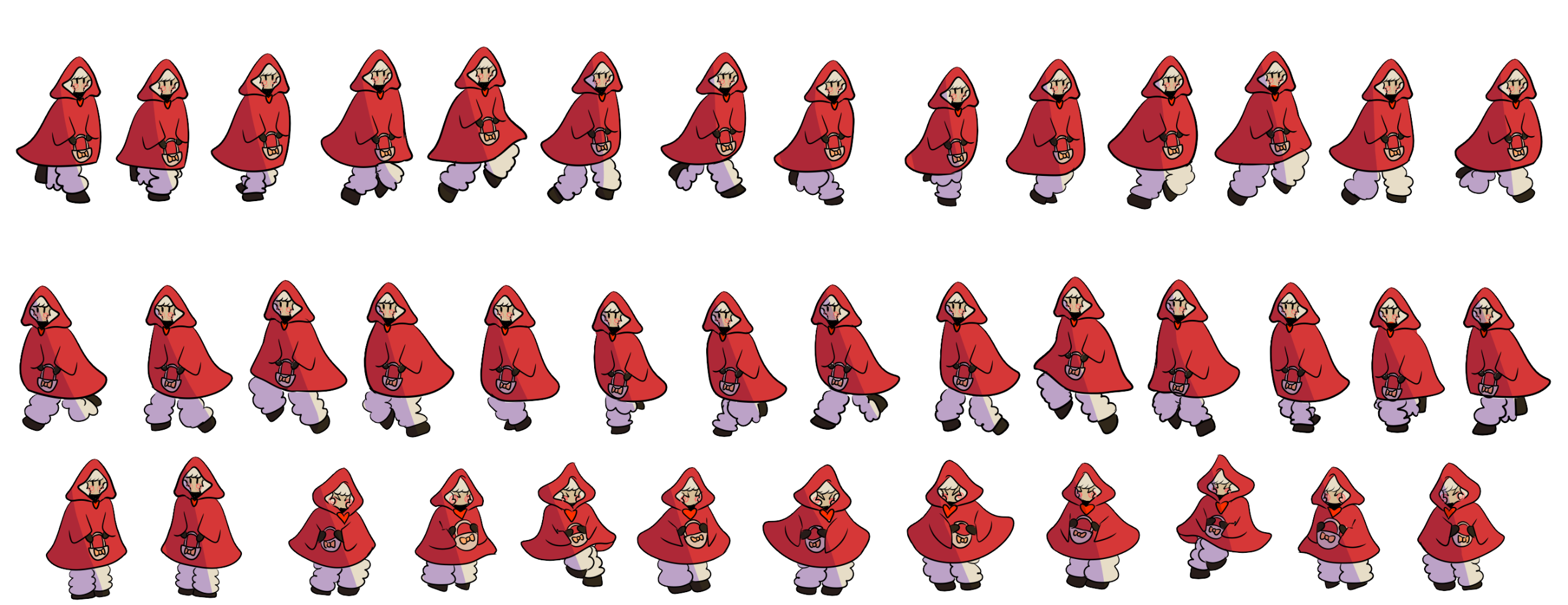 2D Character Platformer Sprites